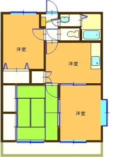 アルダリ−パークA棟【102号室】の間取り