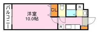 パティオス常盤【105号室】の間取り