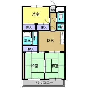 リバーサイド永田【505号室】の間取り