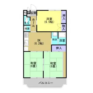 リバーサイド永田【303号室】の間取り