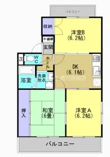 ファームガーデンB棟【205号室】の間取り