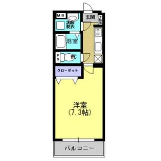 クリスタルメゾン【4階】の間取り