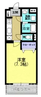 クリスタルメゾン【403号室】の間取り