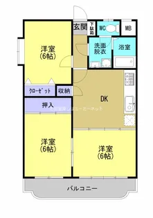 サンアベニュー【303号室】の間取り