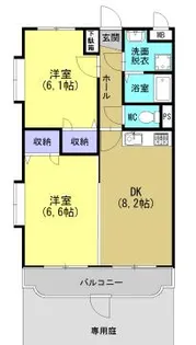 Sun Flat【1階】の間取り