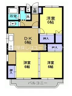 わかばハイツ【201号室】の間取り