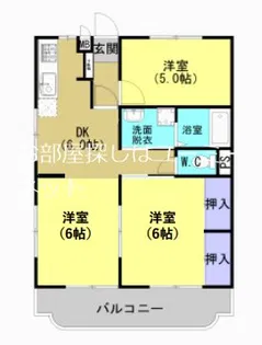 ハイデンス佐藤【305号室】の間取り