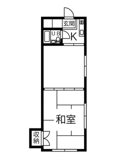 コーポ梓【105号室】の間取り