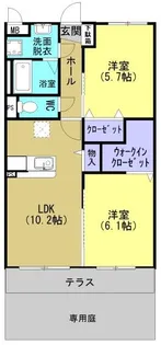 サンステイト【105号室】の間取り