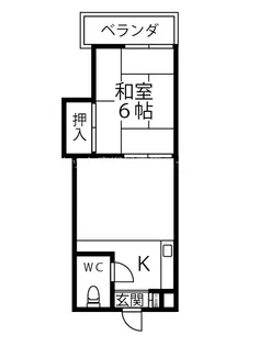 コーポ梓【103号室】の間取り