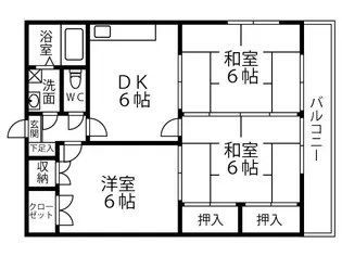 フリーパラダイス【103号室】の間取り