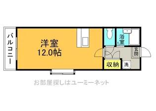 サンロード小松原【301号室】の間取り