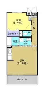 グレイス(GRACE)【302号室】の間取り