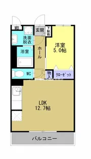 セントアース【205号室】の間取り