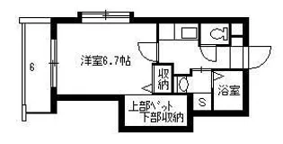 Happiness【106号室】の間取り