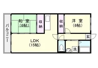 レジデンス東谷山【2階】の間取り