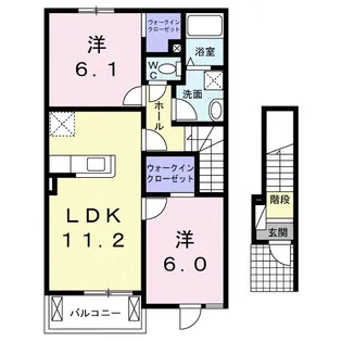 フェリーチェ・カーサIII【2階】の間取り