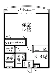 ロイヤルフォレスト【202号室】の間取り