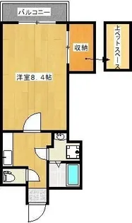 グリーンロード参番館【2階】の間取り