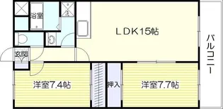 エクセル【4階】の間取り