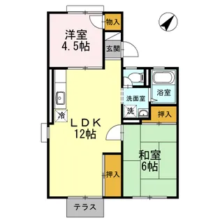 パークハウス【1階】の間取り