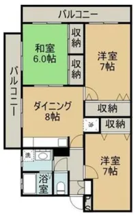 グランドゥール水口【201号室】の間取り