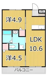offon【101号室】の間取り