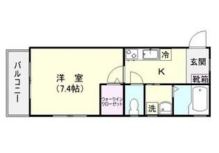グランビルド東谷山【101号室】の間取り
