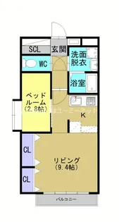 浅面ビル【305号室】の間取り