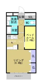 浅面ビル【4階】の間取り