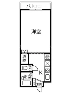 DELPHI鴨池II【405号室】の間取り