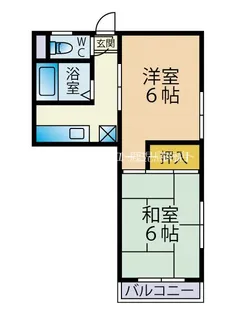 オリエンタルハイツ【201号室】の間取り