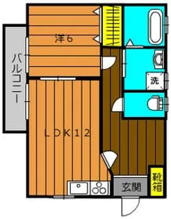 メゾンボヌール紫原【101号室】の間取り