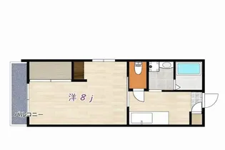 コミエンソ小松原【4階】の間取り