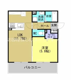 シャルム・フィーユ・y【101号室】の間取り