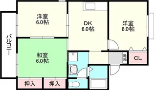 セジュールMAKI A棟【202号室】の間取り