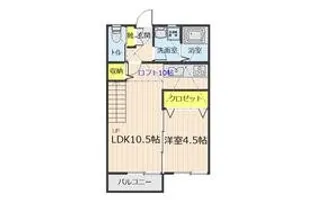 メゾネット中山【101号室】の間取り