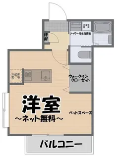 La Casa Segreta【4階】の間取り