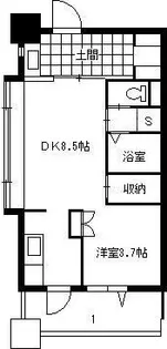 レインボー新栄【601号室】の間取り