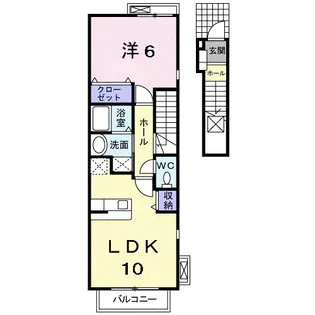 グレイスKI【2階】の間取り