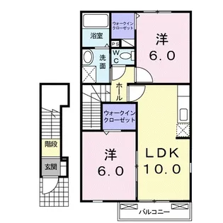 ティエラ A【2階】の間取り