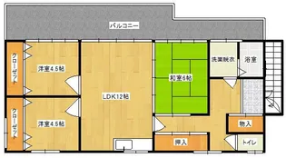 立元ビル【2F号室】の間取り