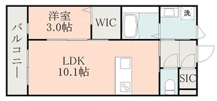 Sky Design V【203号室】の間取り