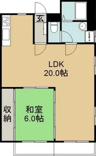 プラムメゾン小松原【303号室】の間取り
