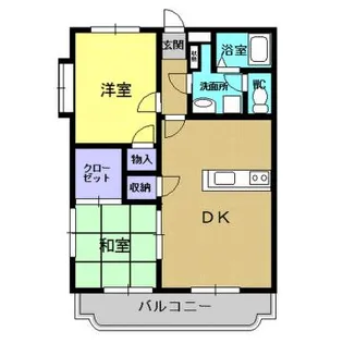 パストラールII【401号室】の間取り