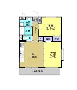 エスターテ【1階】の間取り