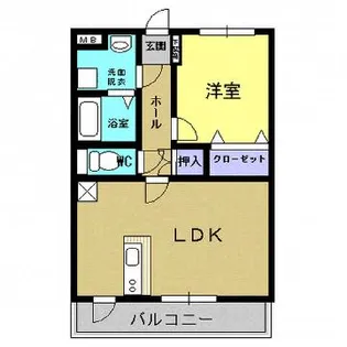 アクロス【301号室】の間取り