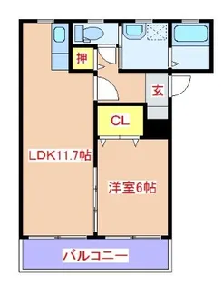 SUNCITY虎【2階】の間取り