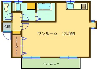 シオン隼人【2階】の間取り