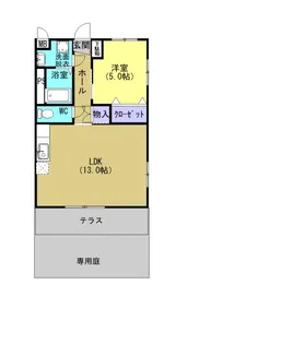 ルシード【1階】の間取り